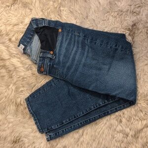 Madewell Classic Straight Maternity Jeans